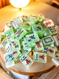 The Serene Jade Mahjong Tiles