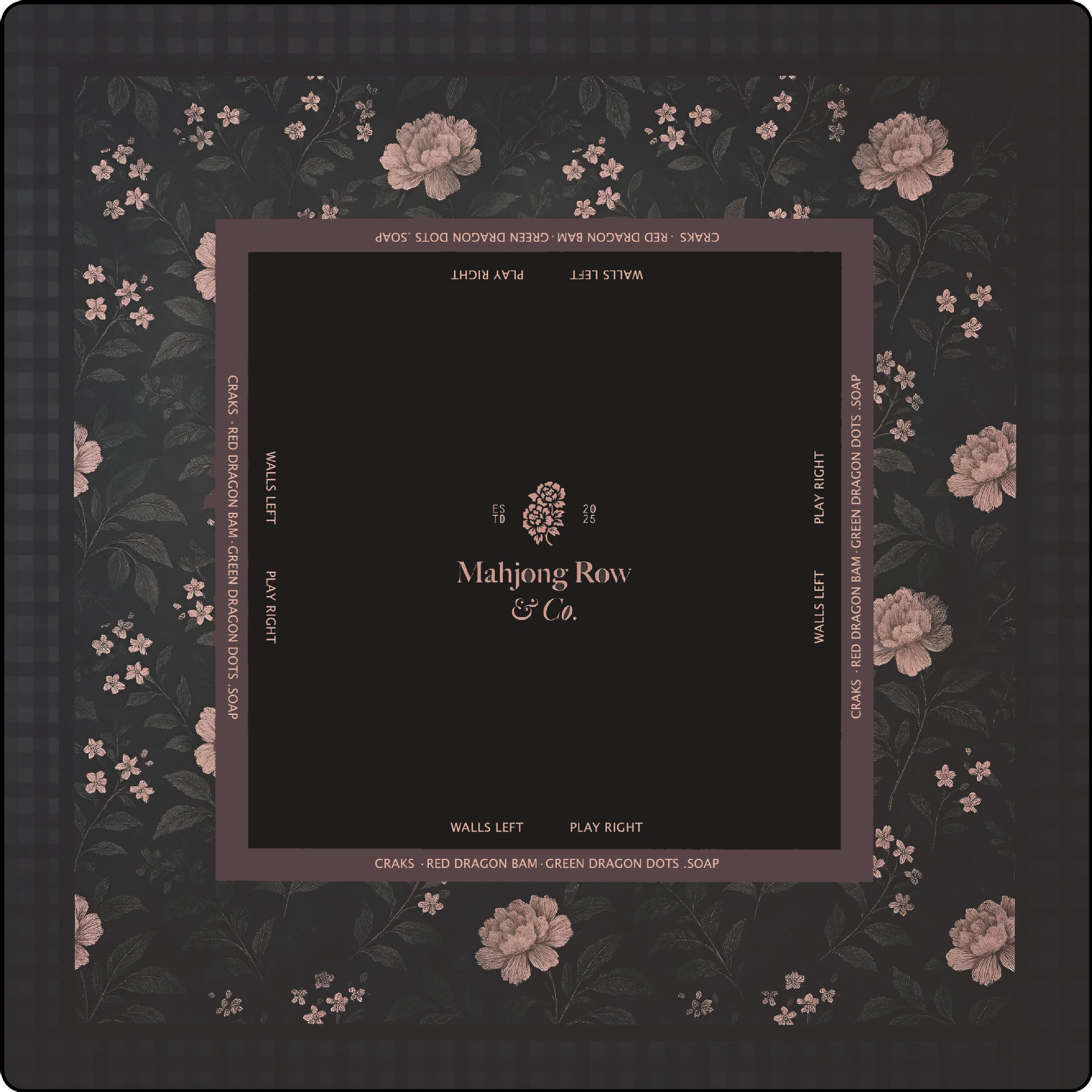 The Noir Luxe Mahjong Mat