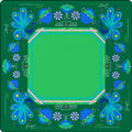 The Emerald Peacock Mahjong Mat