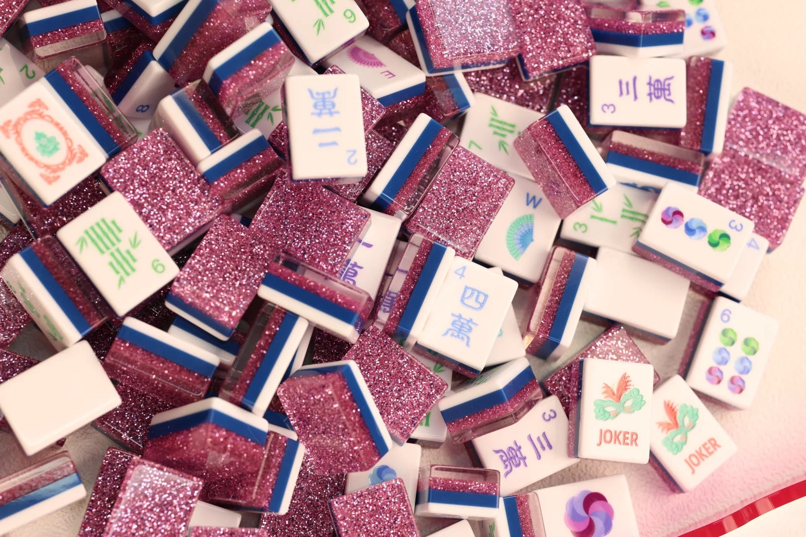 The Pastel Dream Mahjong Tiles